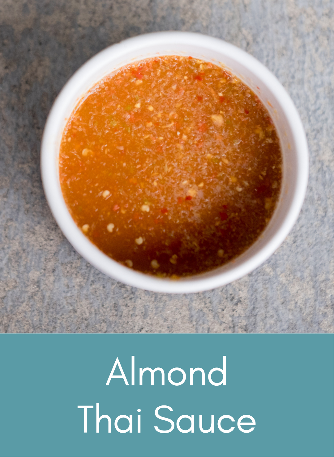 Vegan almond Thai sauce Picture with link to recipe