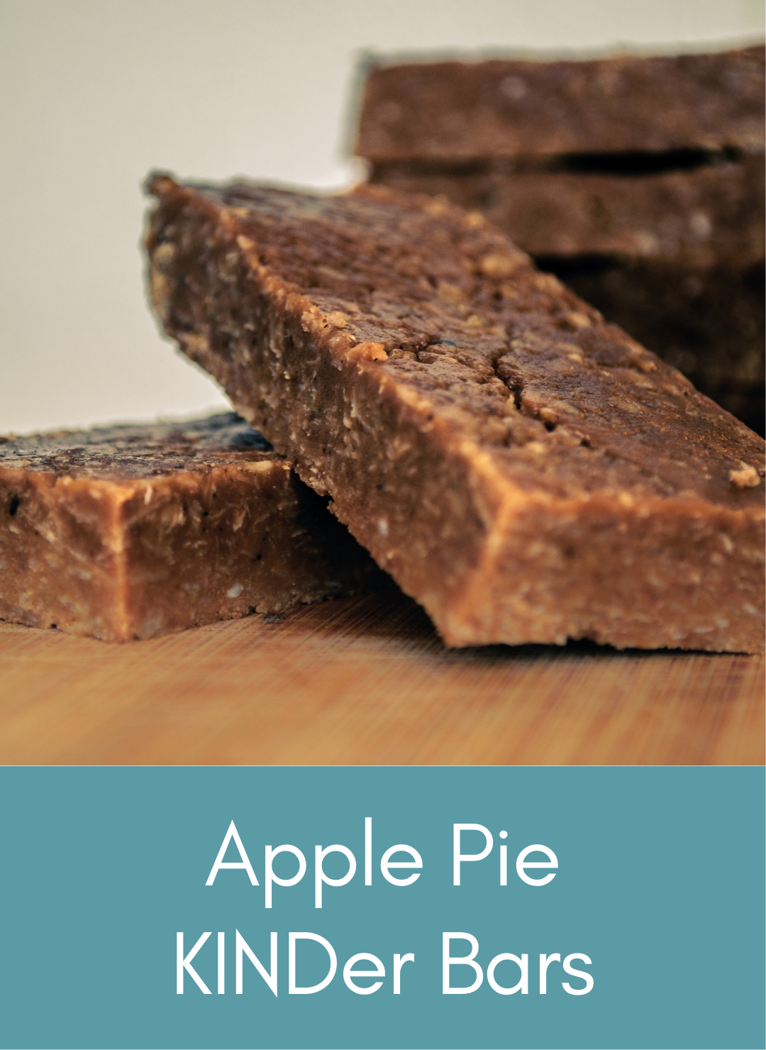 whole food plant based Apple pie KINDer bars Picture with link to recipe