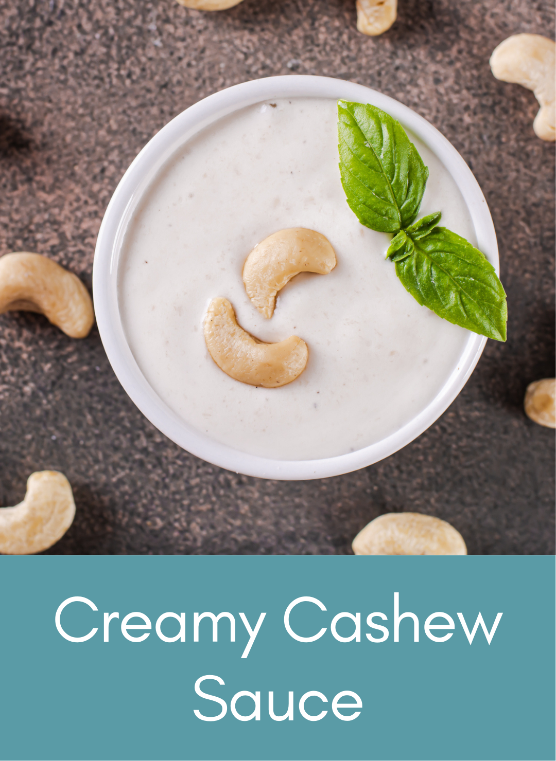 Creamy vegan cashew sauce Picture with link to recipe