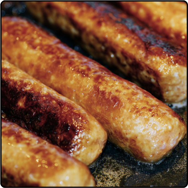 Sausages used as an example of very high cholesterol food Picture