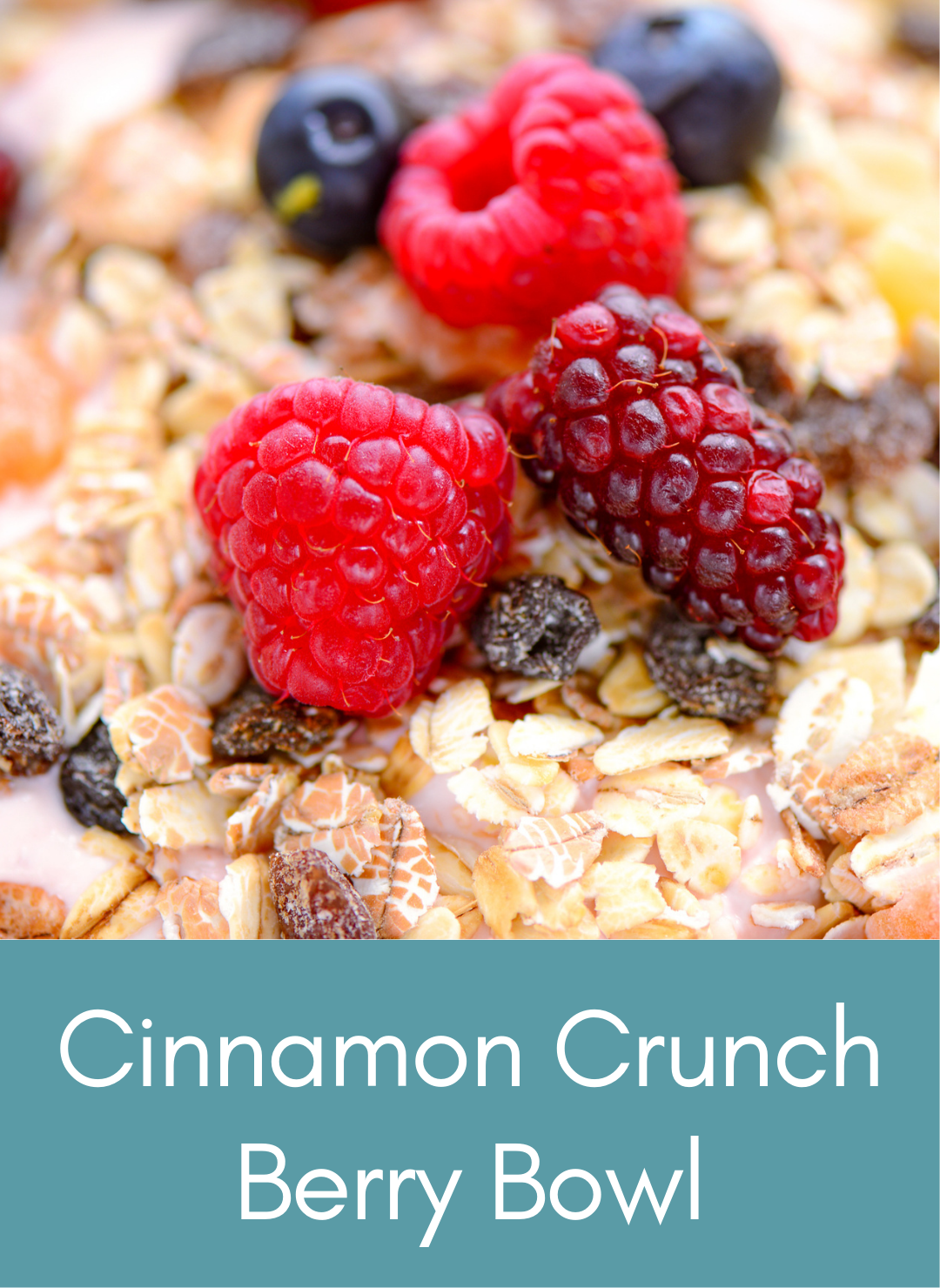 Cinnamon crunch berry breakfast bowl Picture with link to recipe