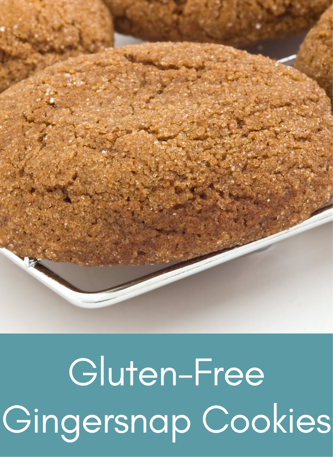 Whole food plant based gluten-free gingersnap cookies Picture with link to recipe