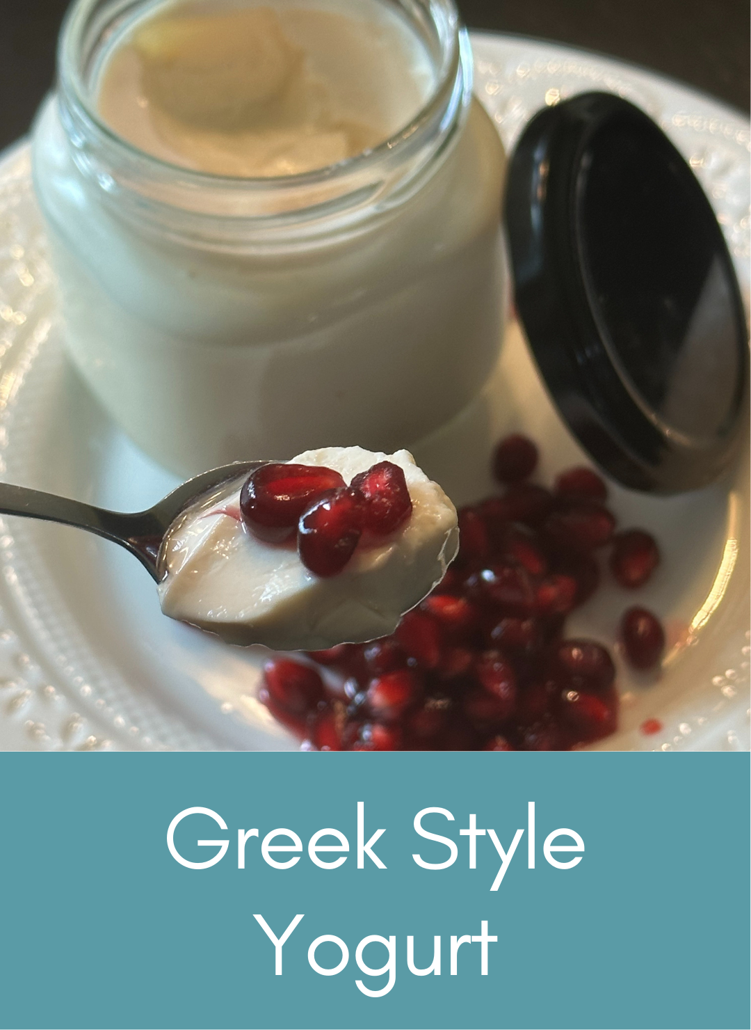 Greek style yogurt using soy milk lactose-free whole food plant based Picture with link to recipe