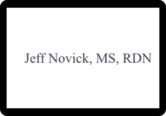 Jeff Novick's website logo Picture with link