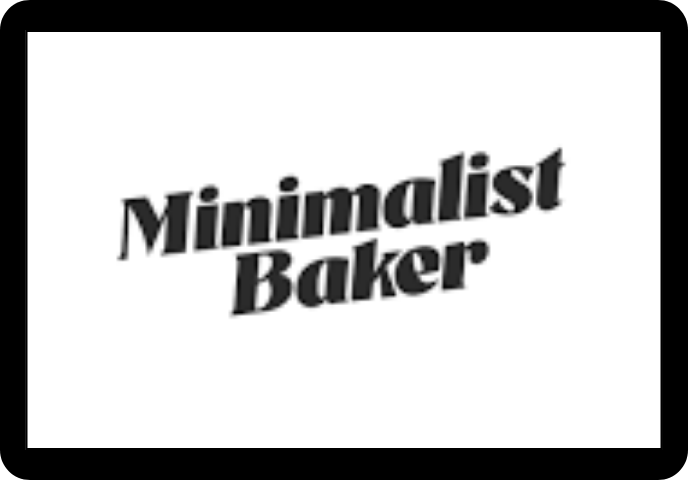 Minimalist Baker logo Picture with link