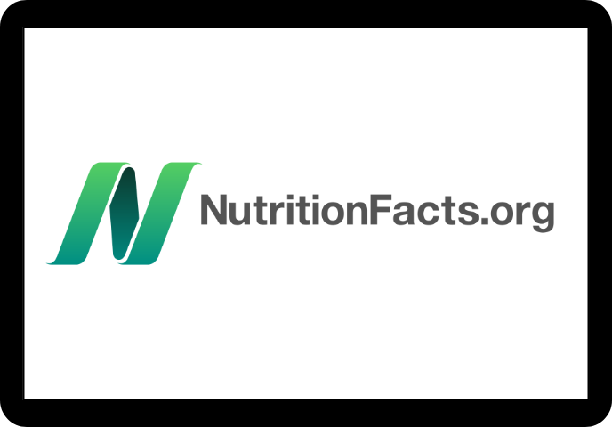 Nutitionfacts.org logo Picture with link
