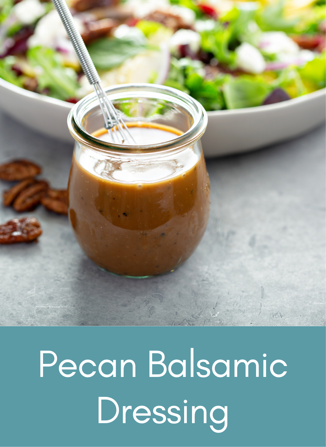 Whole food pecan balsamic dressing Picture with link to recipe