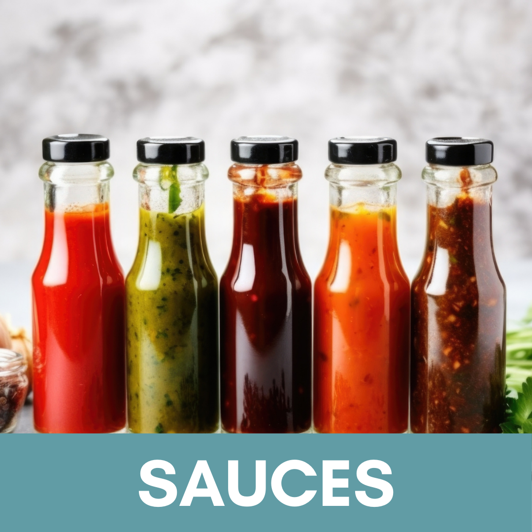 Various vegan sauces Picture with link to sauce recipes