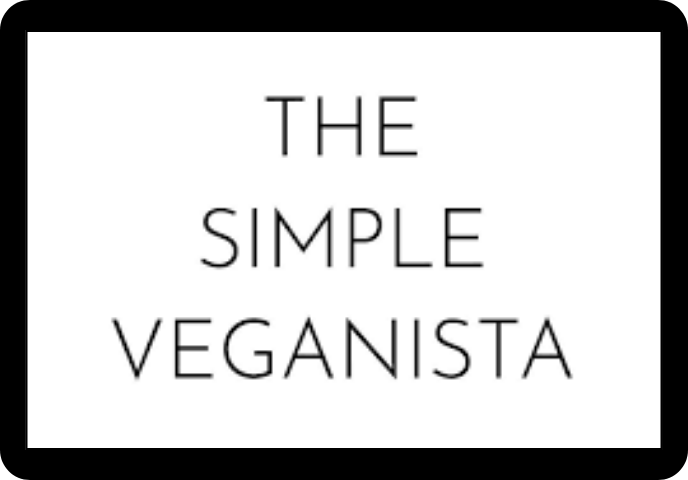 The Simple Veganista logo Picture with link