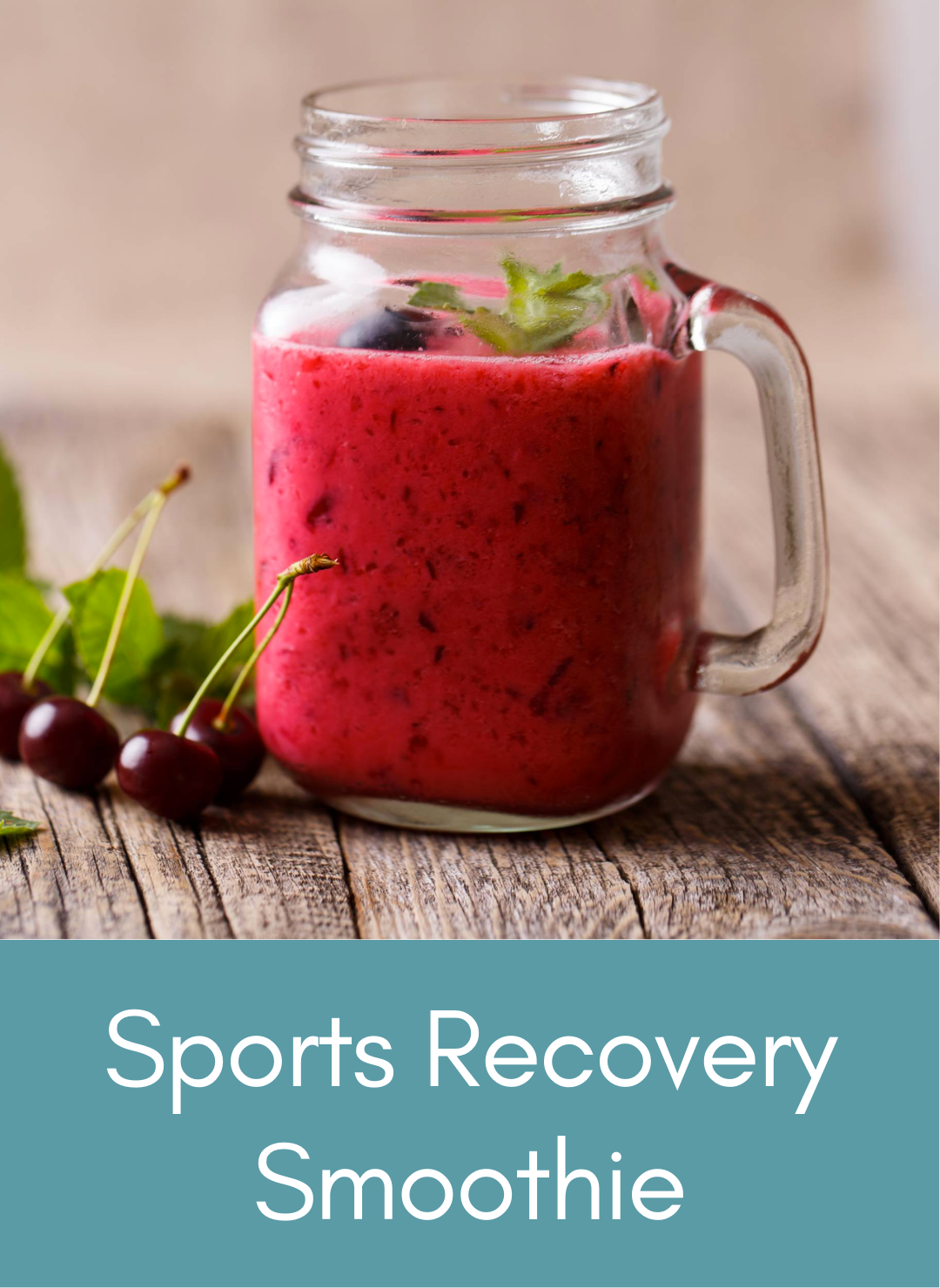 Whole food plant based soothing recovery smoothie Picture with link to recipe