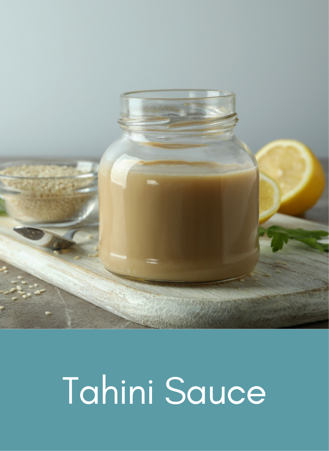 Whole food plant based Tahini sauce Picture with link to recipe