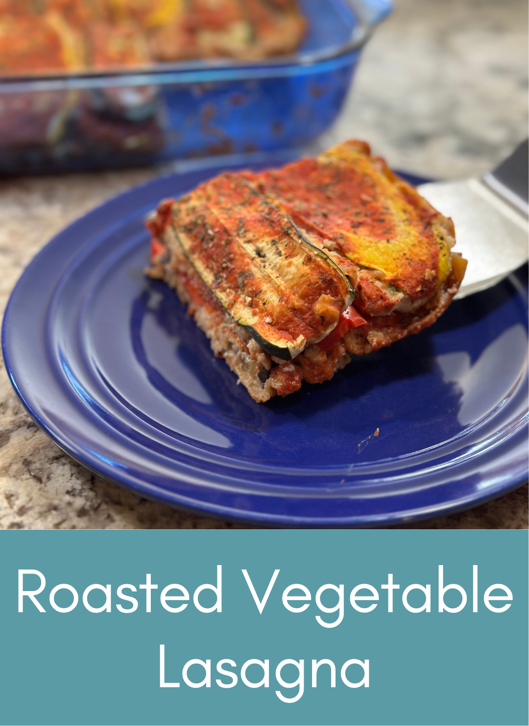 Vegan whole food plant based roasted vegetable lasagna with cashew ricotta Picture with link to recipe